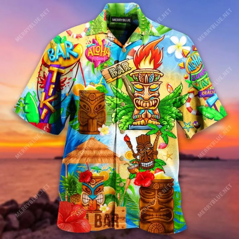 メンズ サマー ハワイアン柄 ヴィンテージ オーバーサイズ  - Vintage Hawaiian Floral Shirt のレビューと価格